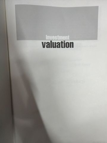  Investment Valuation - Aswath Damodaran 
