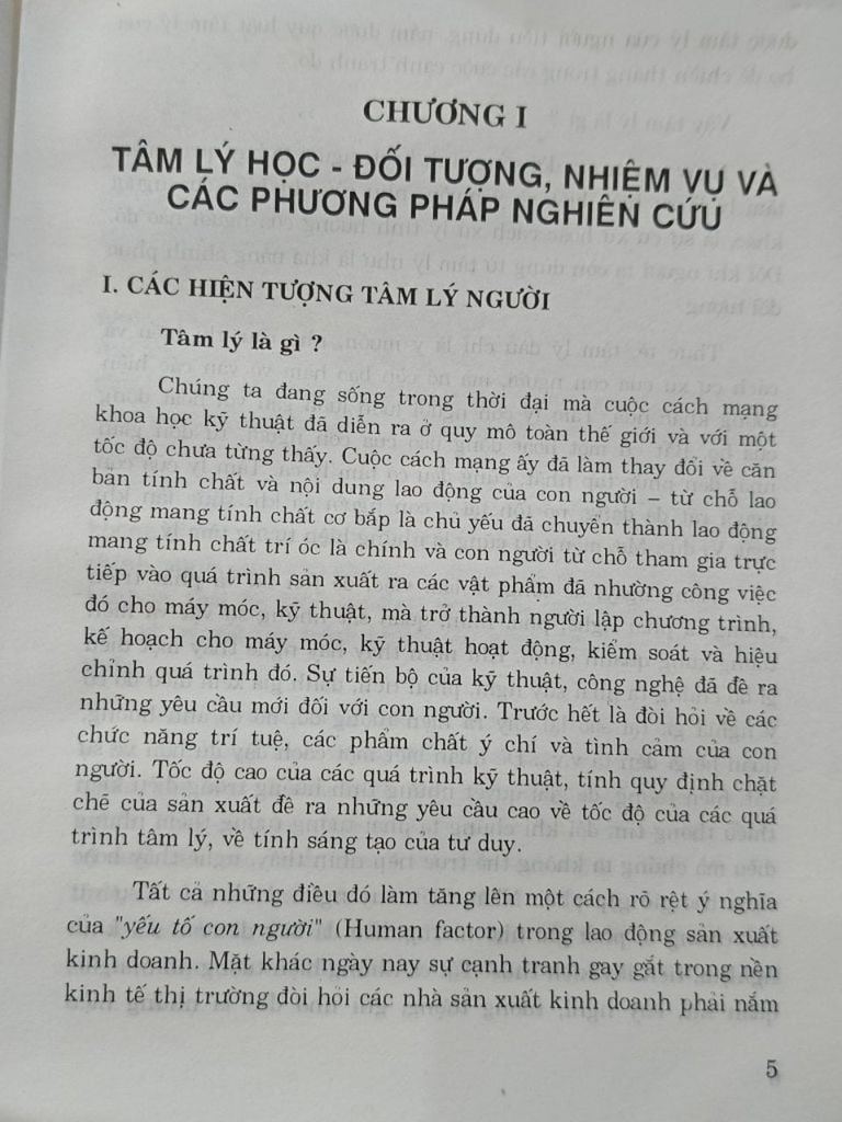  Tâm Lý Học trong Quản Trị và Đời Sống 