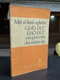  Một số kinh nghiệm giáo dục đạo đức của giáo viên chủ nhiệm lớp 