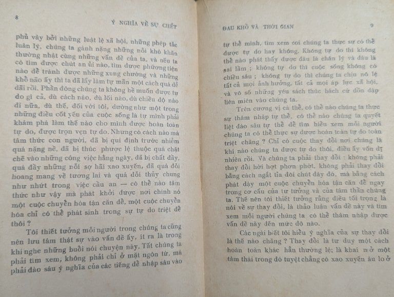  Ý Nghĩa Về Sự Chết Đau Khổ Và Thời Gian - Krisnamurti 