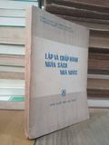  Lập và chấp hành ngân sách nhà nước - Tập luật lệ hiện hành thống nhất cho cả nước 
