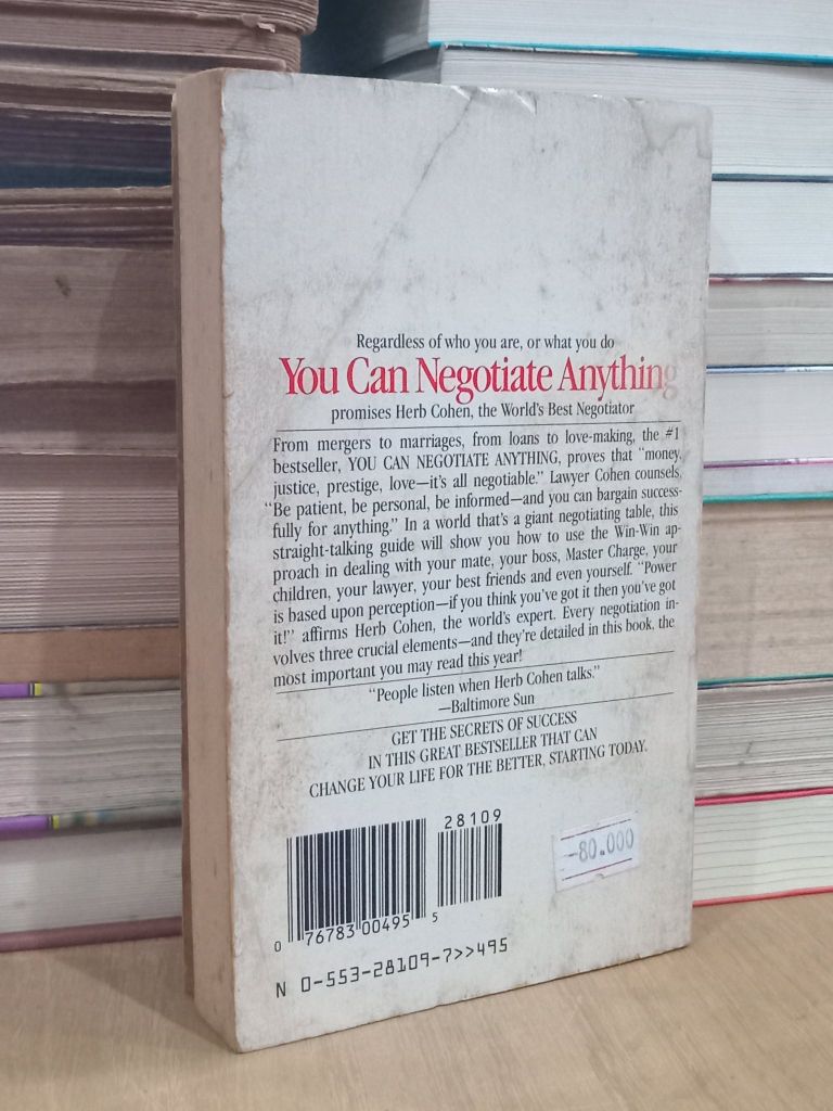  You Can Negotiate Anything - Herb Cohen 