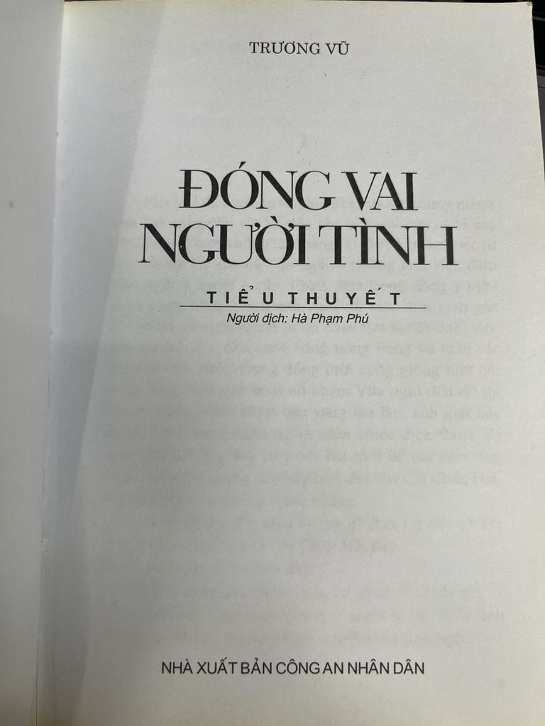  Đóng Vai Người Tình - Trương Vũ 
