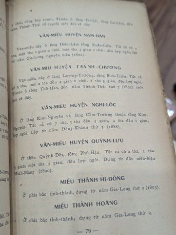 Đại Nam Nhất Thống Chí Tỉnh Nghệ An số 14&15 - dịch giả Đặng Chu Kình