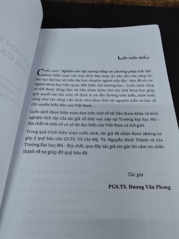  Nghiên cứu đại dương bằng các phương pháp trắc địa - PGS.TS. Dương Vân Phong 