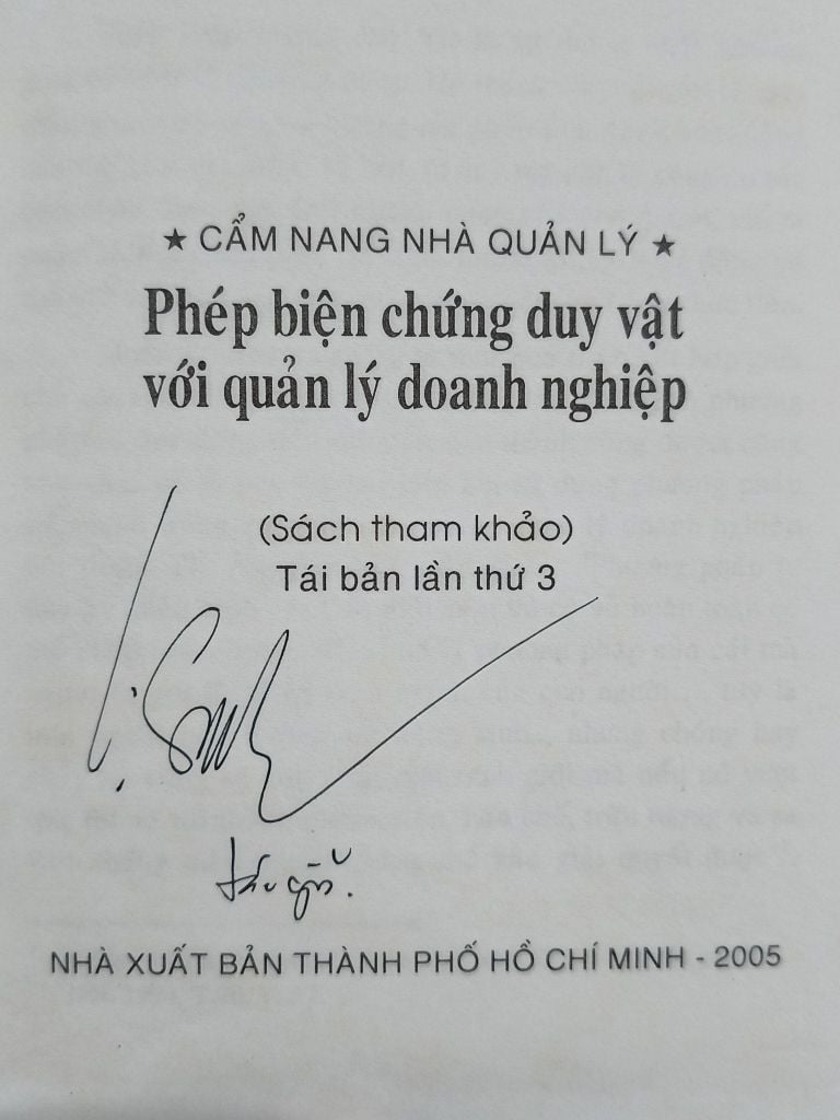  Cẩm Nang Nhà Quản Lý: Phép Biện Chứng Duy Vật với Quản Lý Doanh Nghiệp - PGS.TS. Lê Thanh Sinh 