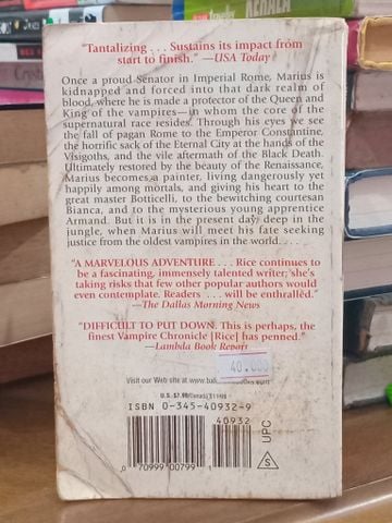 Blood and Gold - Anne Rice