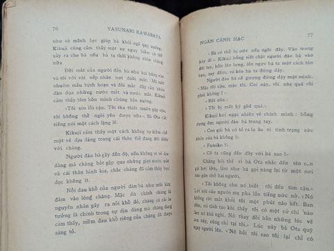  Ngàn Cánh Hạc - Yasunari Kawabata (Bản Dịch Trùng Dương) 