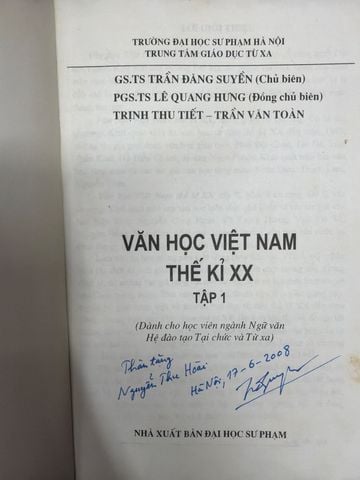 Văn Học Việt Nam Thế Kỷ Xx Tập 1 - Trần Đăng Suyền, Lê Quang Hưng, Trịnh Thu Tiết, Trần Văn Toàn 