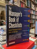  The Manager's Book of Checklists - Rowntree 