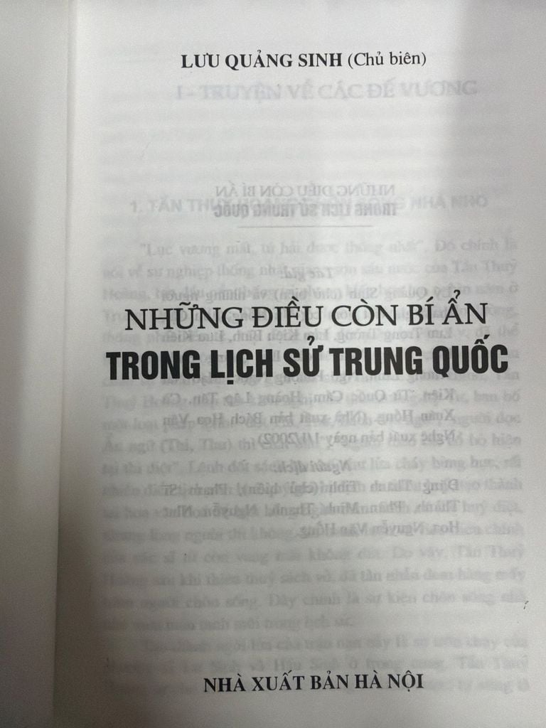  Những Điều Còn Bí Ẩn Trong Lịch Sử Trung Quốc - Lưu Quảng Sinh 