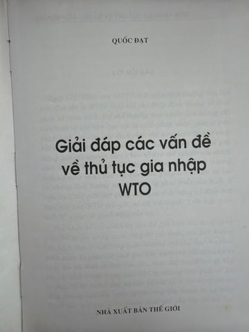  Giải Đáp Các Vấn Đề Về Thủ Tục Gia Nhập Wto - Quốc Đạt 