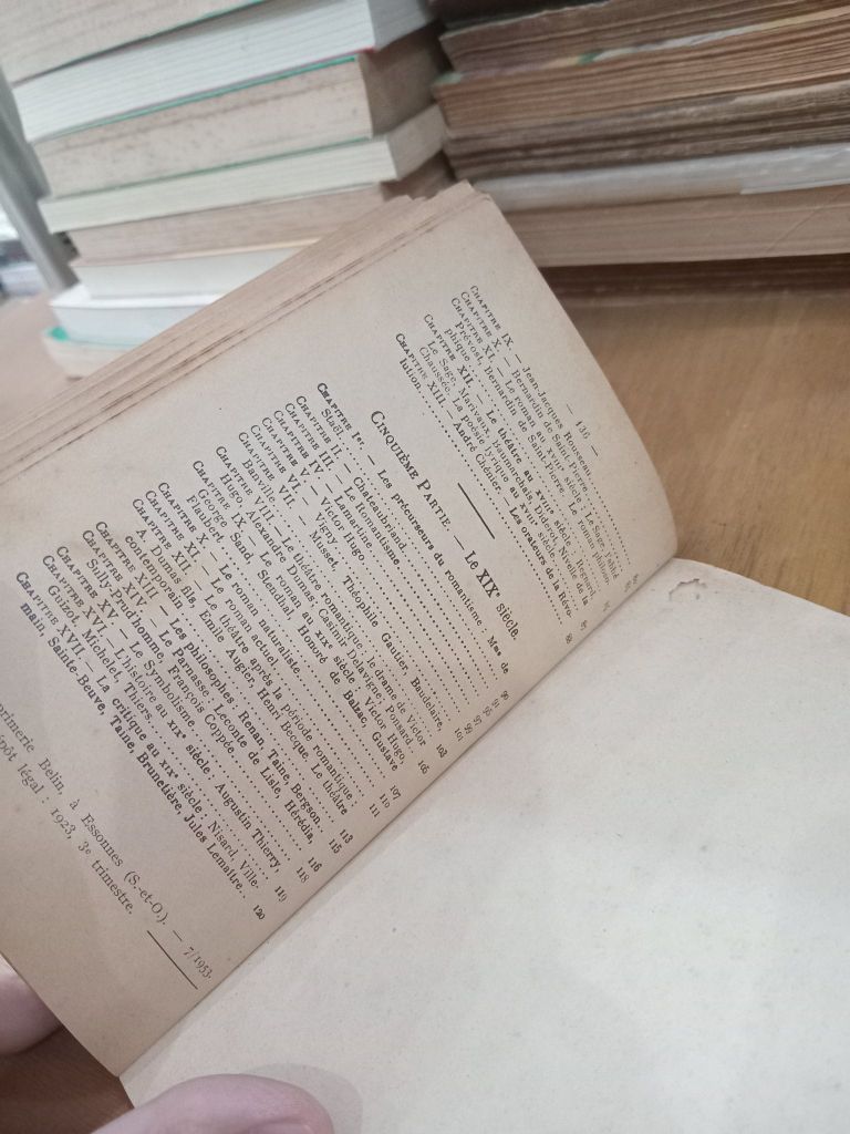  Memento D'histoire De La Littérature Francaise - J. Fourcassié 