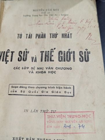  Việt Sử và Thế Giới Sử - Nguyễn Văn Mùi 