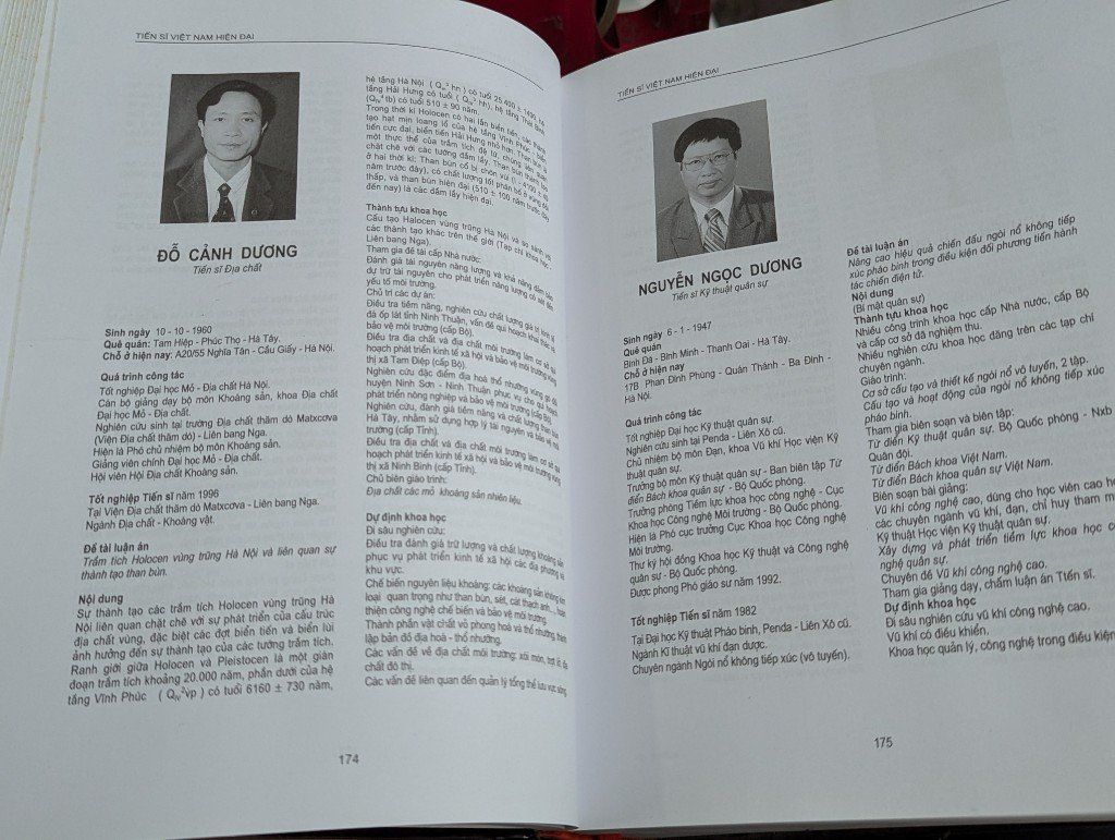  Tiến Sĩ Việt Nam Hiện Đại 