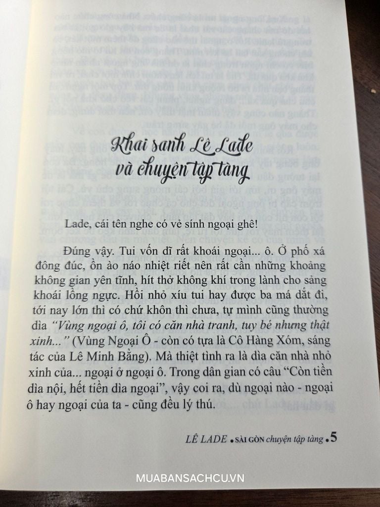 Sài Gòn Chuyện Tập Tàng - Lê Lade 