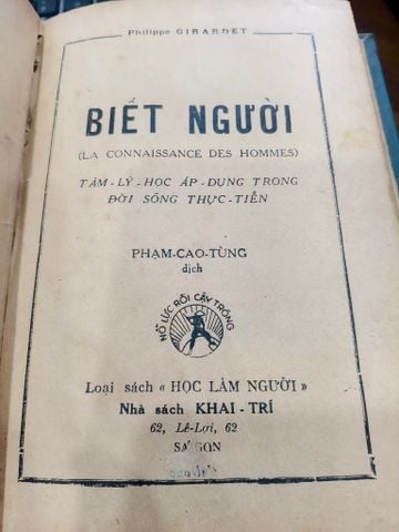  Biết Người (Sách Đóng Bìa, Còn Bìa Gốc) - Ph. Girardet - Phạm Cao Tùng Dịch 