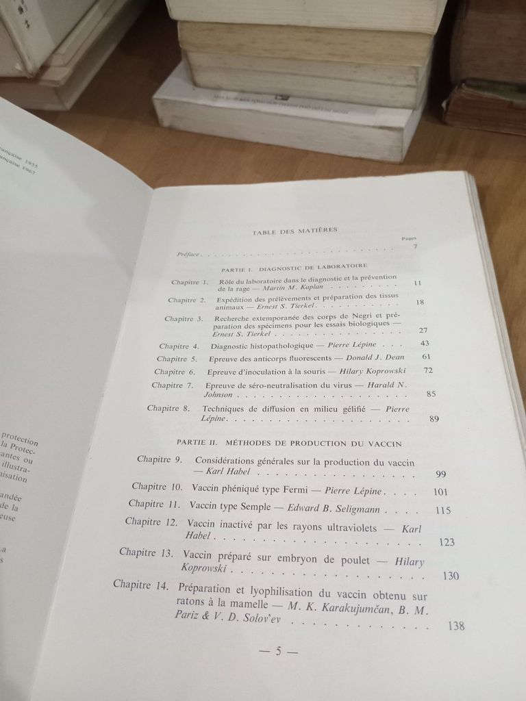  La Rage Techniques De Laboratoire - Atanasiu, Dean, Habel, Johnson, Kaplan, Karakujumčan, Koprowski, Lépine, Pariz, Seligmann, Solov'Ev, Tierkel, Wiktor 