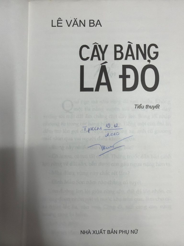  Cây Bàng Lá Đỏ - Lê Văn Ba 