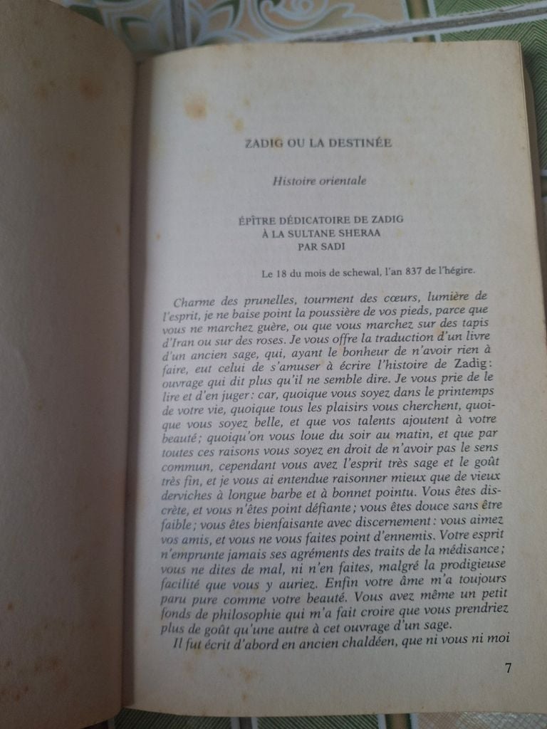  Zadig Ou La Destinée Suivi De Micromégas - Voltaire 