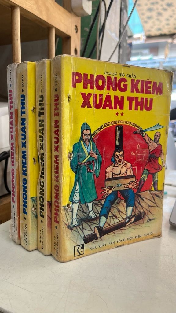  Phong Kiếm Xuân Thu, Bộ 3 Tập + Xuân Thu Oanh Liệt - Tô Chẩn Dịch 