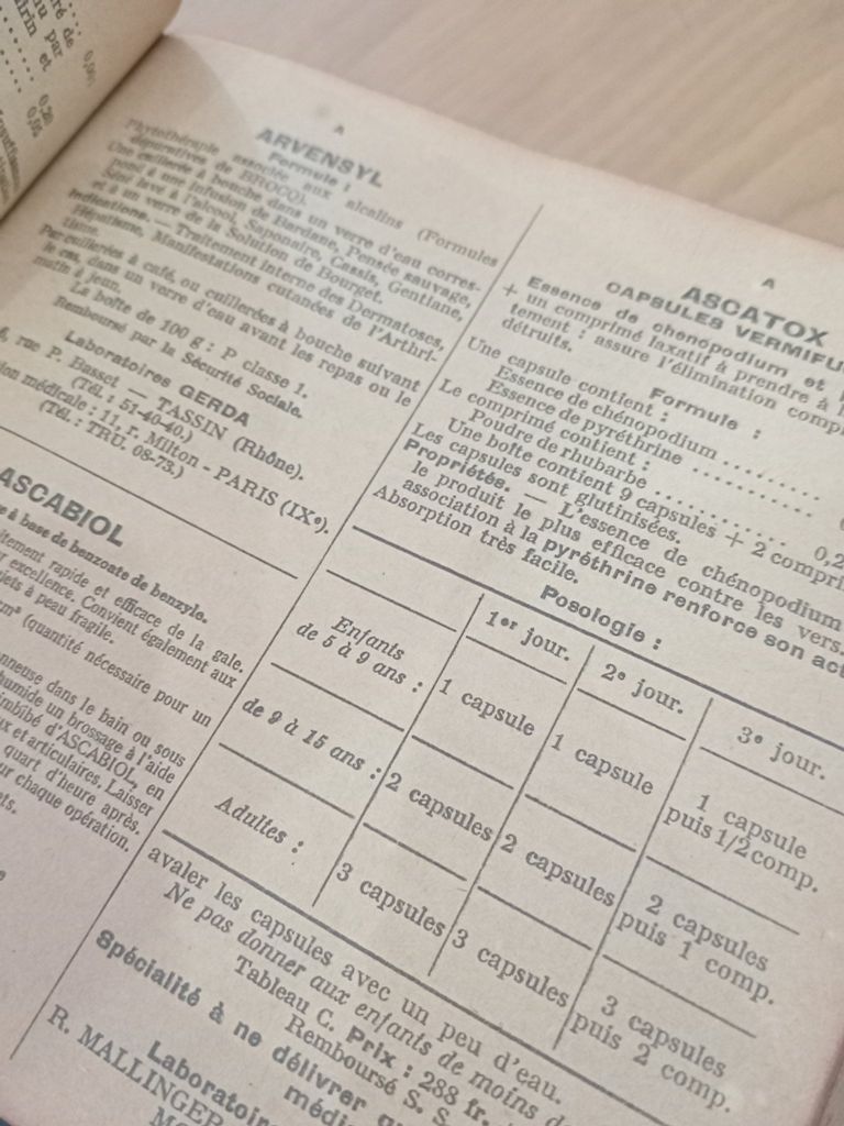  Dictionnaire De Spécialités Pharmaceutiques - Louis Vidal 