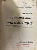  Nouveau Vocabulaire Philosophique - Armand Cuvillier 