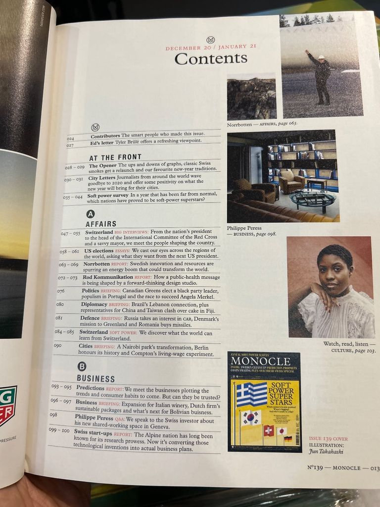  Monocle - December/January 2020/2021 | Issue 139 | Soft Power 