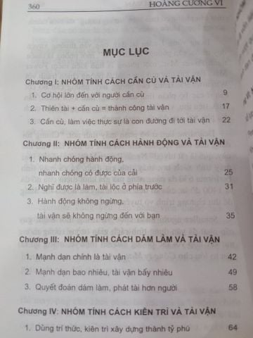 Tính Cách và Tài Vận - Hoàng Cương Vỹ