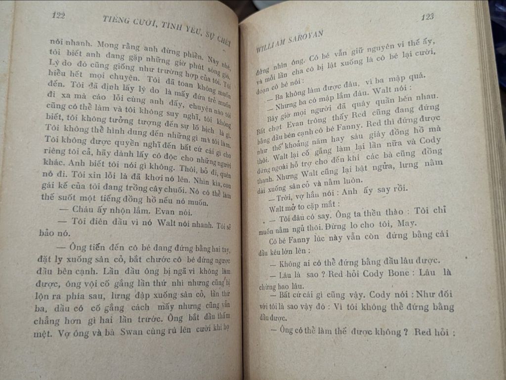  Tiếng Cười Tình Yêu Sự Chết - W. Saroyan 