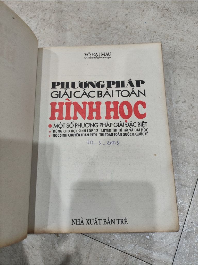  Phương Pháp Giải Các Bài Toán Hình Học 