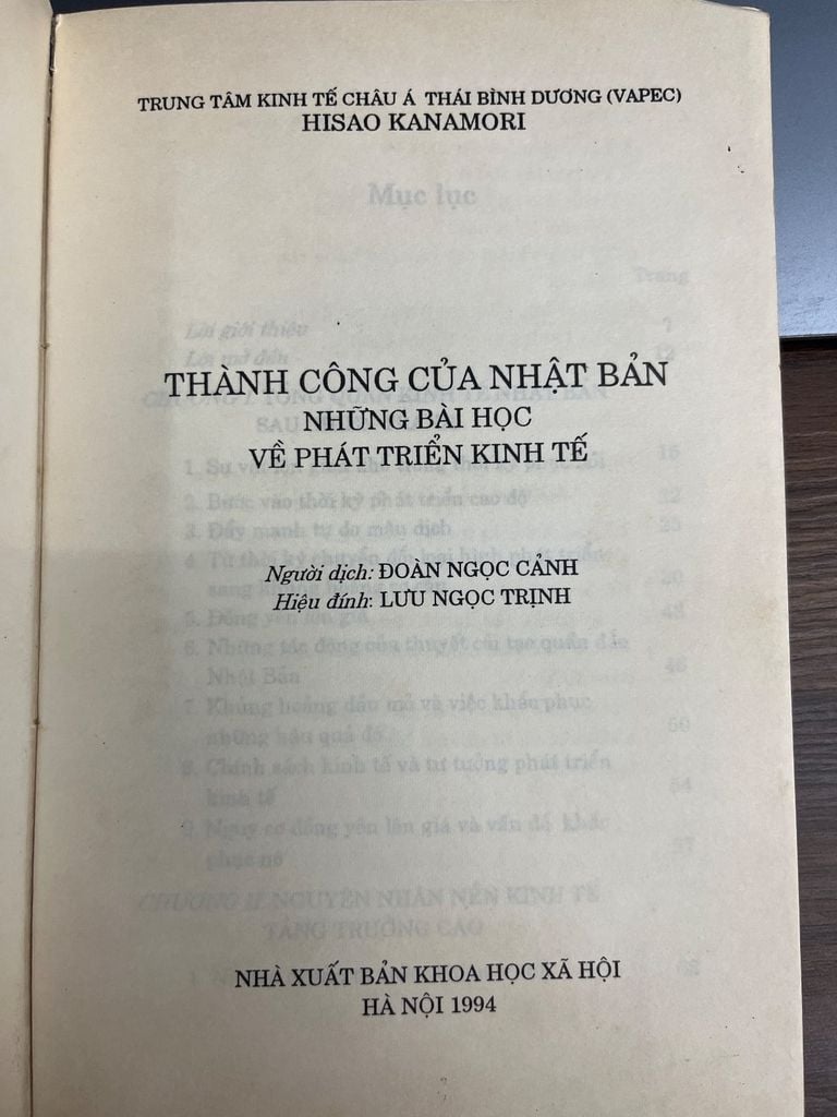  Thành Công Của Nhật Bản Những Bài Học Về Phát Triển Kinh Tế - Hisao Kanamori 