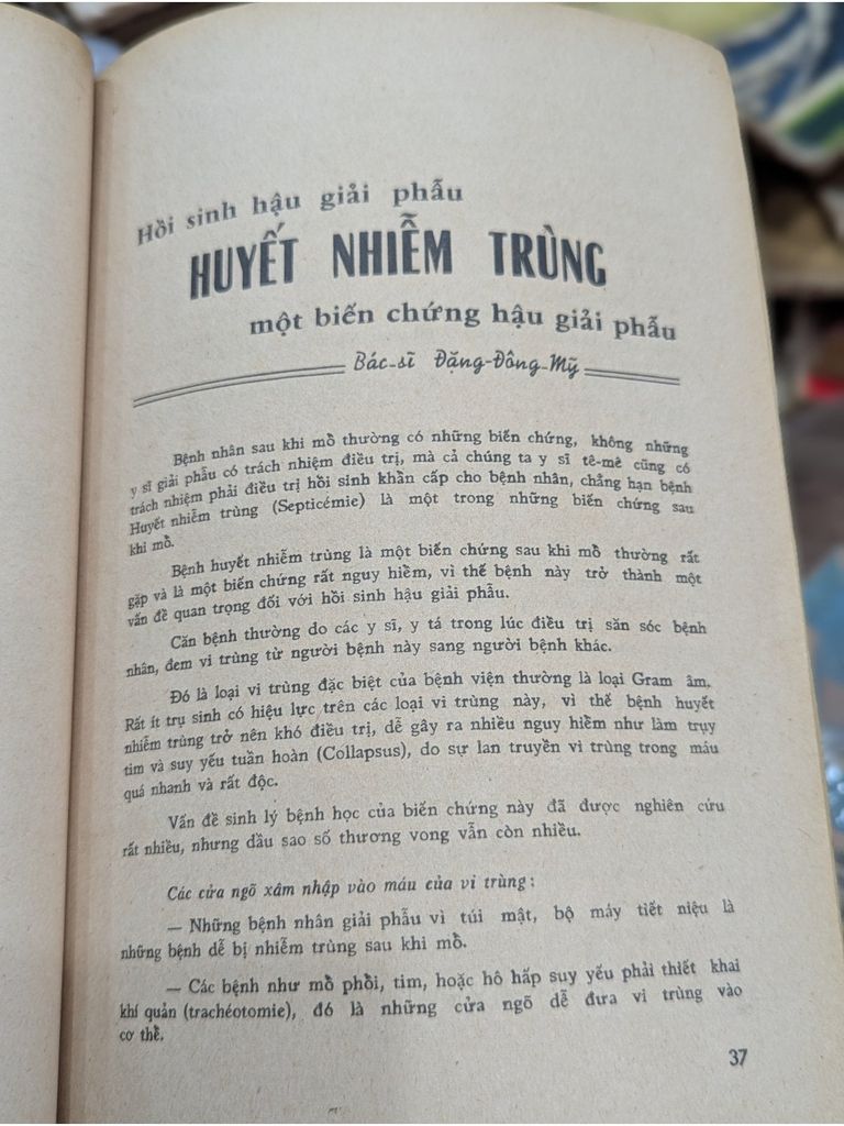  Tập San Gây Mê Hồi Sức 