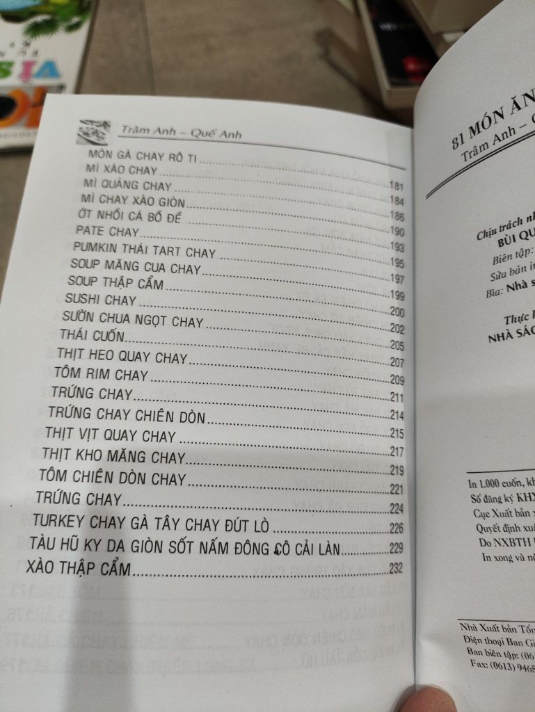  81 Món Ăn Chay - Trâm Anh - Quế Anh 