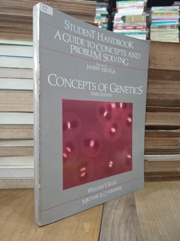  Student Handbook: A Guide to Concepts and Problem Solving/concepts of Genetics - William S. Klug, Michael R. Cummings 
