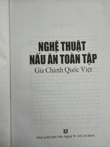  Nghệ Thuật Nấu Ăn Toàn Tập Gia Chánh Quốc Việt 