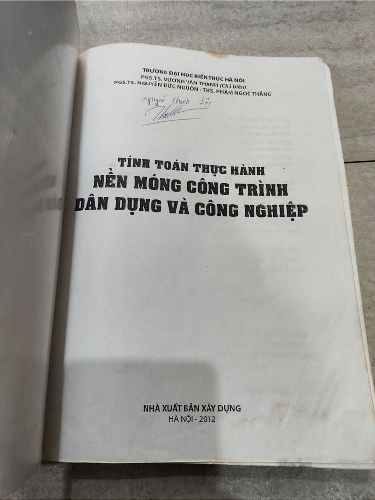  Tính Toán Thực Hành Nền Móng Công Trình Dân Dụng Và Công Nghiệp 