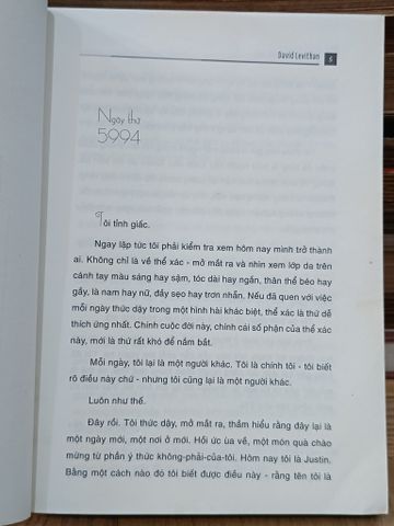  Mỗi ngày nhìn lại - David Levithan (Nguyễn Lan Anh dịch) 