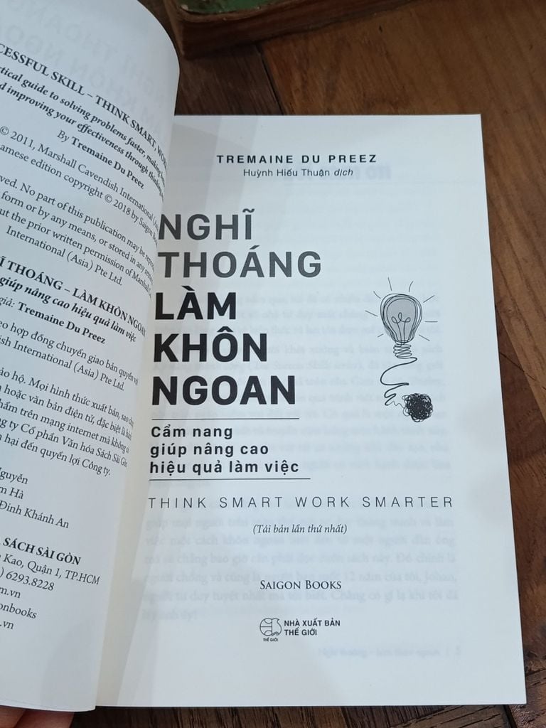  Nghĩ Thoáng Làm Khôn Ngoan - Tremaine Du Preez 