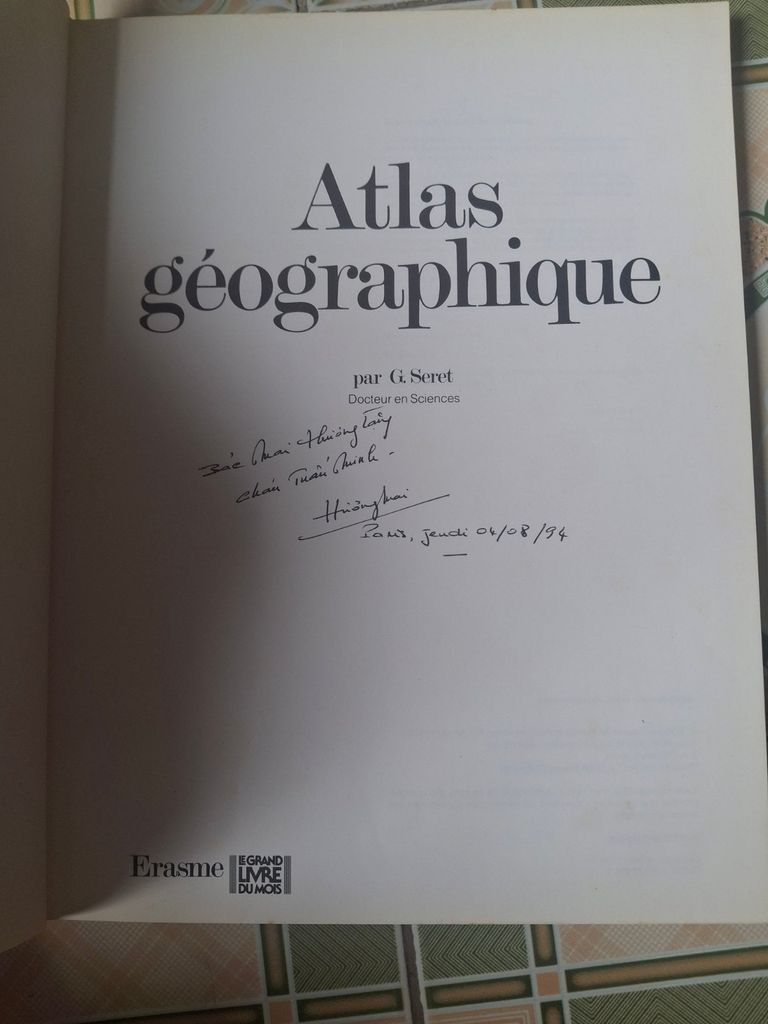  Atlas Géographique - G. Seret 