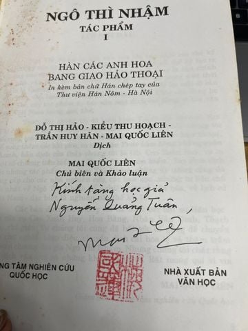  Ngô Thì Nhậm - Tác Phẩm 