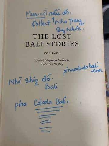  The Lost Bali Stories ( Volume I ) 
