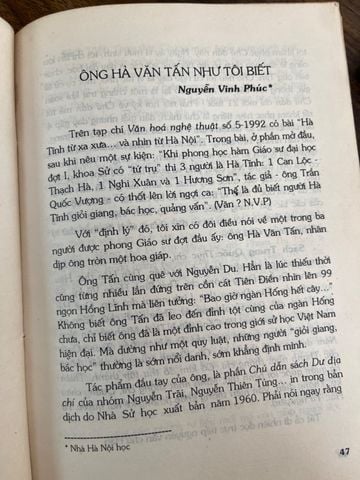 Giáo Sư Sử Học, Nhà Văn Nhân Dân Hà Văn Tấn