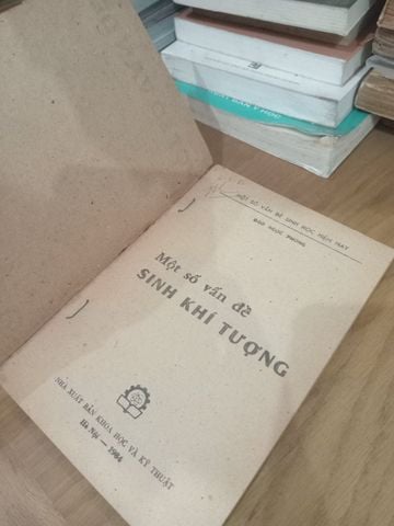 Một Số Vấn Đề Sinh Khí Tượng – Đào Ngọc Phong