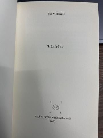  Tiện Bút 1 – Cao Việt Dũng 