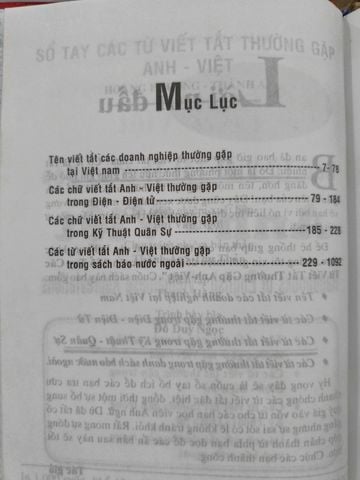  Sổ Tay Các Từ Viết Tắt Anh-Việt – Hoàng Phương, Thành An 