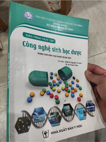  Giáo Trình Thực Tập Công Nghệ Sinh Học Dược – Pgs.Ts. Nguyễn Tú Anh, Vũ Thanh Thảo 