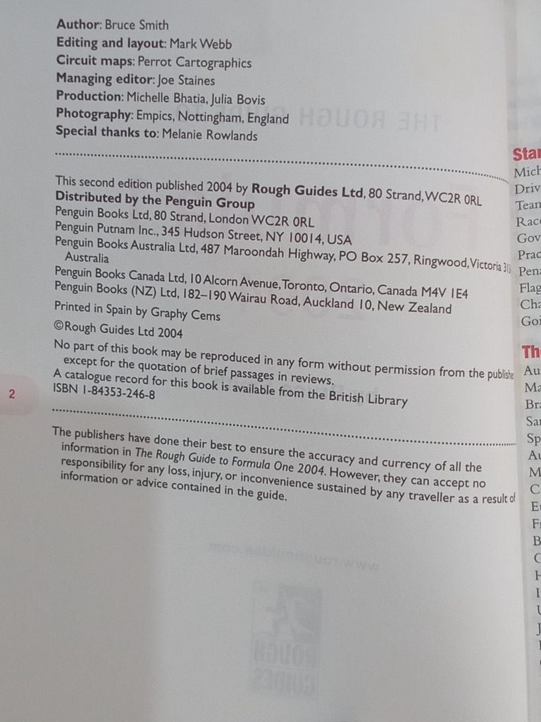  The Rough Guide To Formula 1 2004 Season – Bruce Smith 