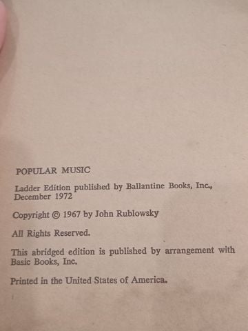  Popular Music – John Rublowsky 