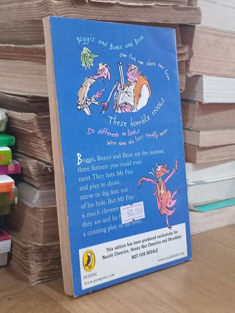 Fantastic Mr Fox – Roald Dahl 